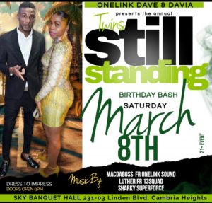 TWINS STILL STANDING (BIRTHDAY BASH) MARCH 8,2025